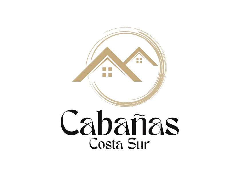 Logotipo oficial de Cabañas Costa Sur en color azul marino y tipografía manuscrita elegante, para el carrusel de clientes de Blueshot.